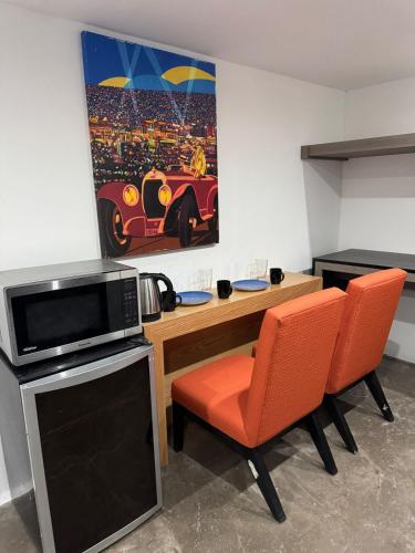 Η κουζίνα ή μικρή κουζίνα στο Apartment near the beach