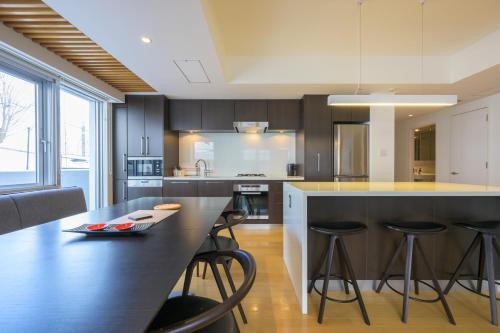 Cuisine ou kitchenette dans l'établissement Alpen Ridge