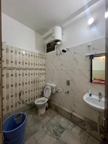 Koupelna v ubytování Hotel dev
