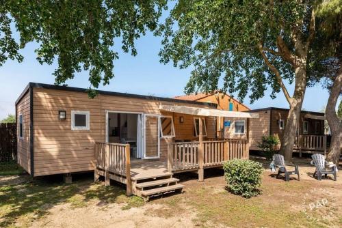 Mobil home premium 6 personnes camping 4 étoiles Marvilla Parks Toreilles plage