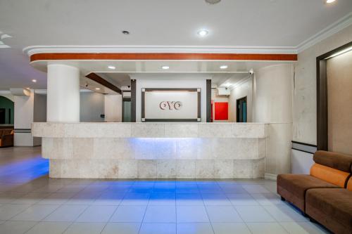 Χώρος καθιστικού στο Hotel De Town 6 Hour Stay