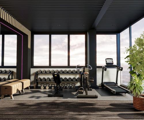 Fitness centrum a/nebo fitness zařízení v ubytování The Signature Hotel Saigon