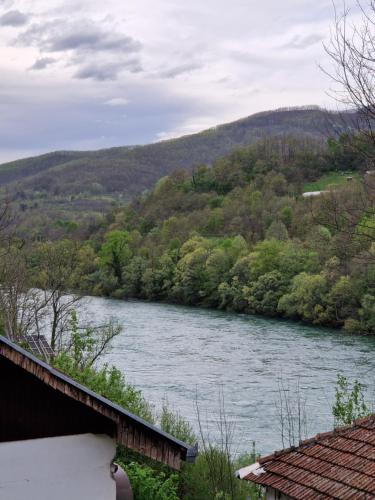 BeserovinaにあるRaj kraj Drineの家から川の景色