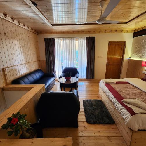 Postel nebo postele na pokoji v ubytování Namlang Resort