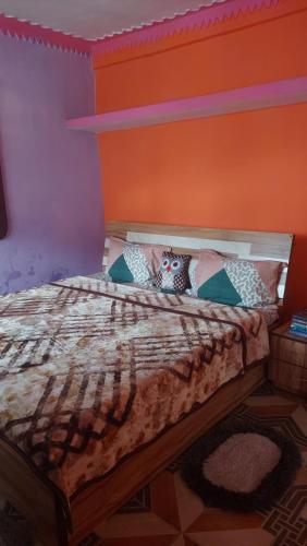 Postel nebo postele na pokoji v ubytování Divine Mountain Homestay