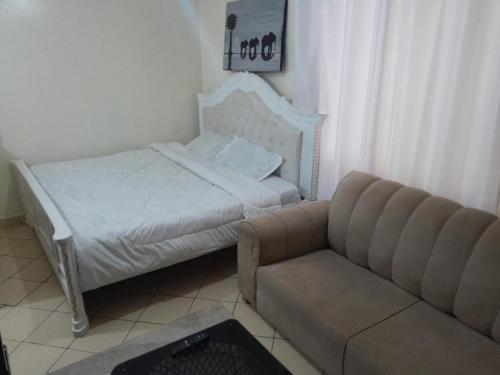 Postel nebo postele na pokoji v ubytování Salama house