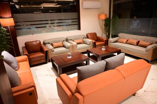 Χώρος καθιστικού στο Clarion Hotel De Renees Gangtok