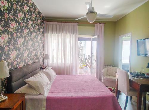 Katil atau katil-katil dalam bilik di 120 Rodionoff B&B - connection with Airport and Mondello Beach