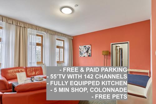 Excellent apartments in Spa City Center 5 min walk from the Colonnade