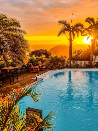 Kolam renang di atau dekat dengan Maison d'hôtes Villa des Mascareignes