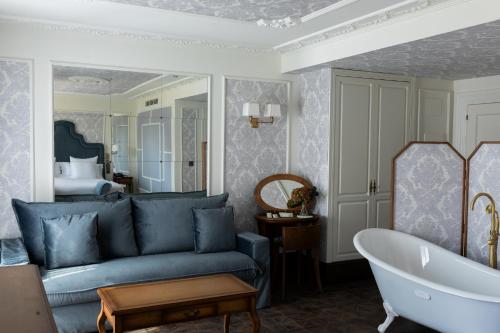 Posezení v ubytování Hotel Luze Boutique San Sebastian