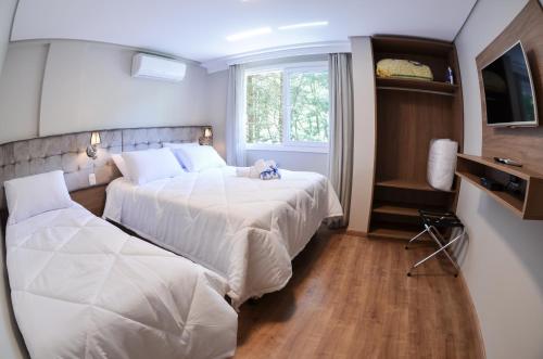 Cama o camas de una habitación en Viena Flats