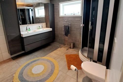 Koupelna v ubytování Casa Aurora