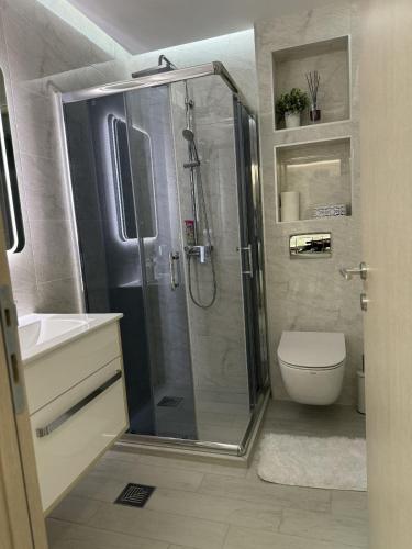 Bilik mandi di Kolonja Apartmani