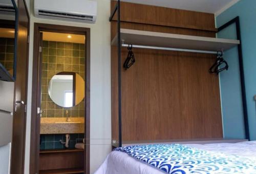Postel nebo postele na pokoji v ubytování Aqualand Resort