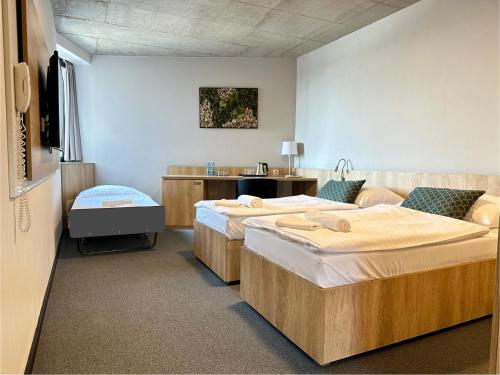 Postel nebo postele na pokoji v ubytování Hotel D1