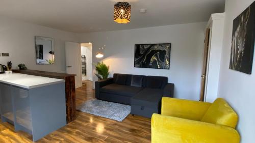 Χώρος καθιστικού στο De Parys Penthouse 5 in Bedford