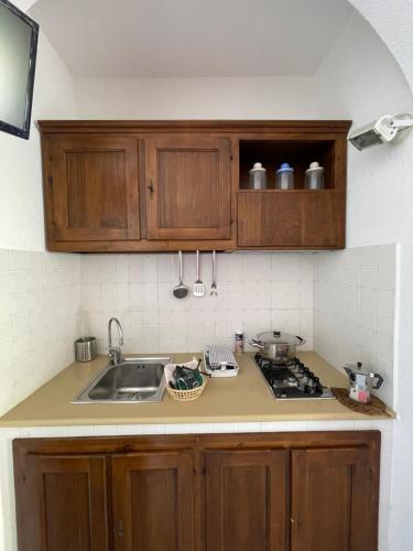 Kuchyň nebo kuchyňský kout v ubytování Residence Andrea a mare