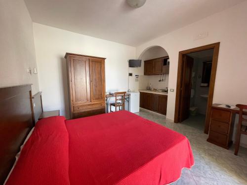 Kuchyň nebo kuchyňský kout v ubytování Residence Andrea a mare