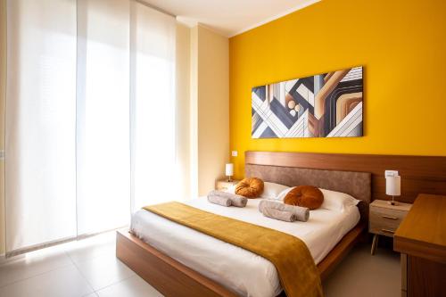 Postel nebo postele na pokoji v ubytování Jesolo Vista Lido Retreat