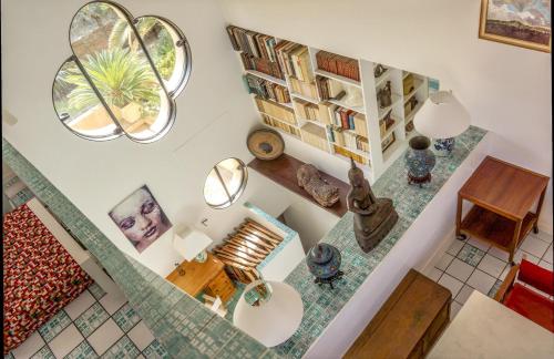 Porquerolles Island architectural seaview