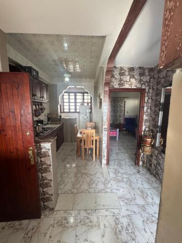 Una cocina o zona de cocina en Apartamento alquiler vacacional con vista a mar
