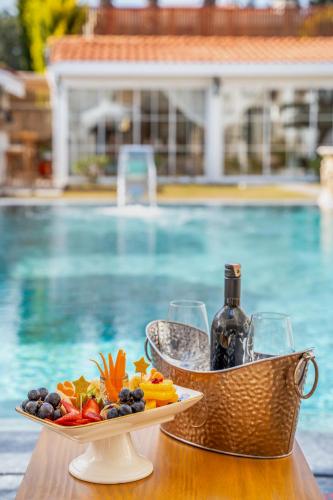 Eten bij of ergens in de buurt van het hotel

