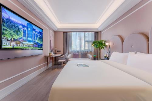 Mercure Shenzhen Nanshanにあるテレビまたはエンターテインメントセンター