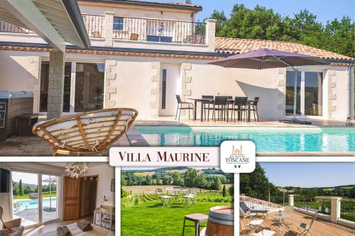 Villa Maurine - Piscine chauffée - Spa - Clim - Salle de Fitness