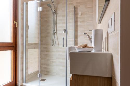 Phòng tắm tại Villa Profumo di Salvia