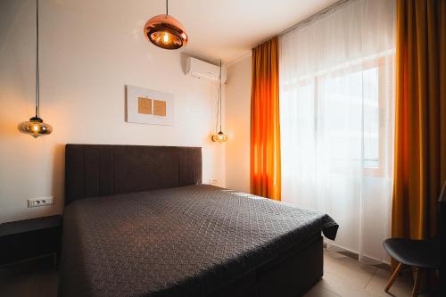 Un pat sau paturi într-o cameră la Apartment Cassandra