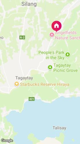 a map of the park in the sky at CasaCavite - Your Chill Hideaway and Mini-Resort Just Minutes from all the Tagaytay-Silang-Nuvali Action! in Silang