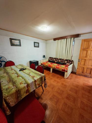 Ένα ή περισσότερα κρεβάτια σε δωμάτιο στο CASA GUADALUPE SAN FELIPE