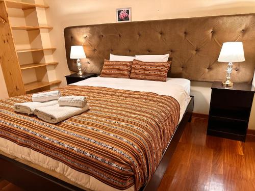 Postel nebo postele na pokoji v ubytování Hotel Las Quenas