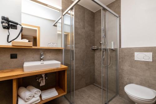 Koupelna v ubytování Haus am Hammerrain