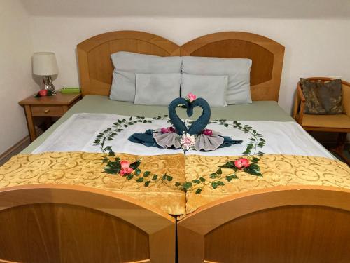 Postel nebo postele na pokoji v ubytování Szelim Motel