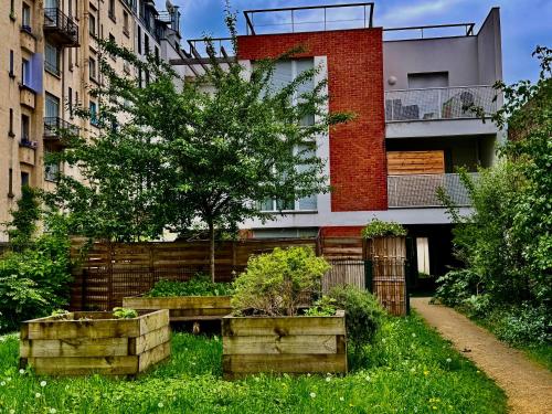 Jardin de Paris proche de métro 15 -25 minutes à Musée de Louvre magasin galeries Lafayette Gare Saint Lazare Châtelet Gare de Lyon