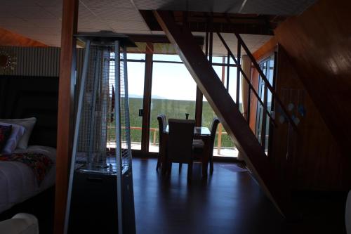 Ruang duduk di Titicaca Aruntawi Lodge Peru