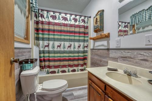 Koupelna v ubytování Wandering Creek