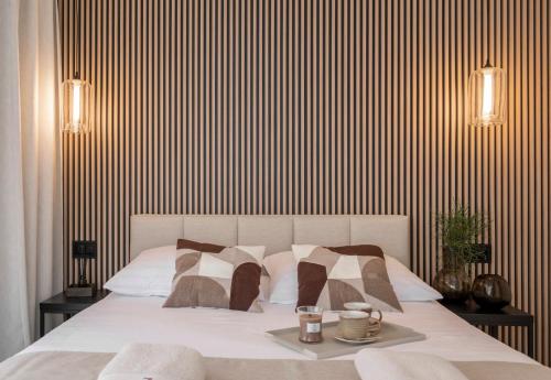Ένα ή περισσότερα κρεβάτια σε δωμάτιο στο Apartament Lamel