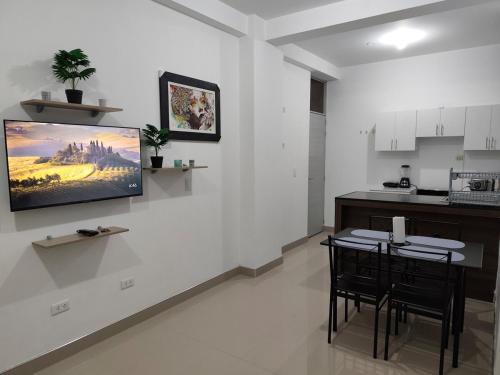 Η κουζίνα ή μικρή κουζίνα στο Beautiful Apartment in Tarapoto