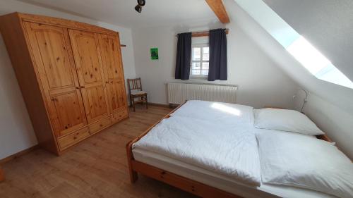 Postel nebo postele na pokoji v ubytování Hof Niebling