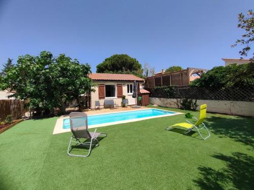 Une Oasis de détente, un cocon avec piscine privée.