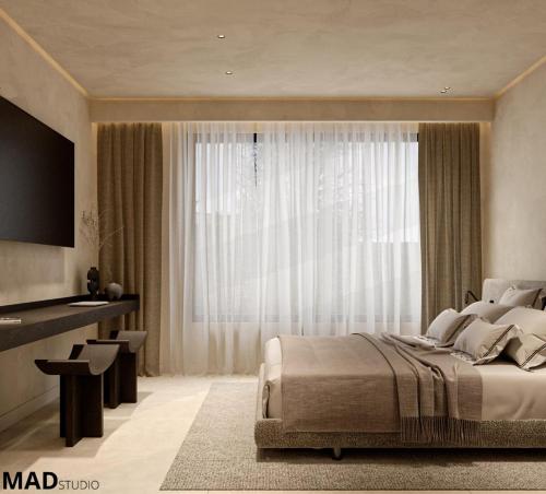 Postel nebo postele na pokoji v ubytování Safin Hotel & Spa