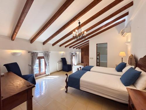 Ένα ή περισσότερα κρεβάτια σε δωμάτιο στο Villa Nekazabal