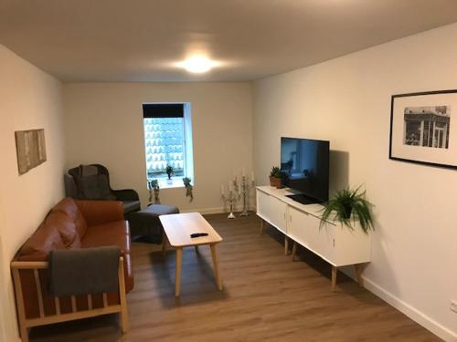 TV a/nebo společenská místnost v ubytování Skibstedvej 20, Skibsted, 9293 Kongerslev