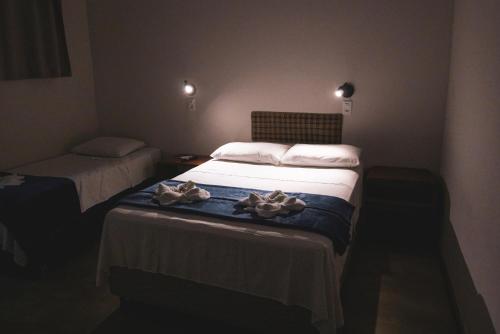 Katil atau katil-katil dalam bilik di Local Hostel Novo Airão