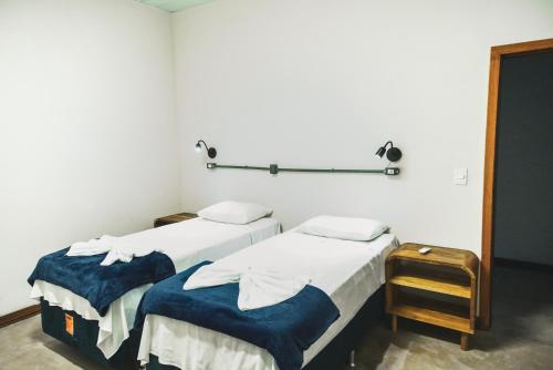 Katil atau katil-katil dalam bilik di Local Hostel Novo Airão