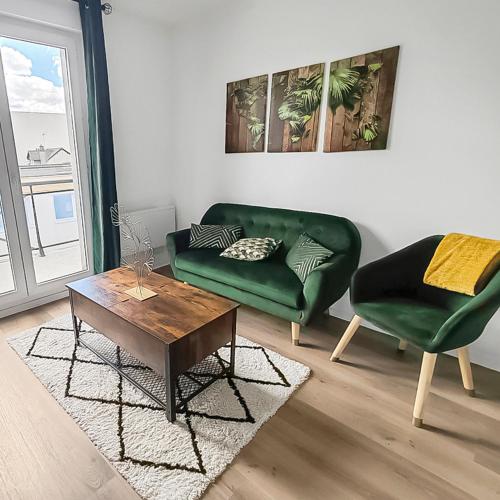 Charme, calme avec balcon idéalement situé à Chartres Parking gratuit