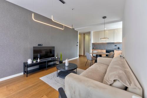 TV a/nebo společenská místnost v ubytování Modena Resort Spa & Wellness Zlatibor